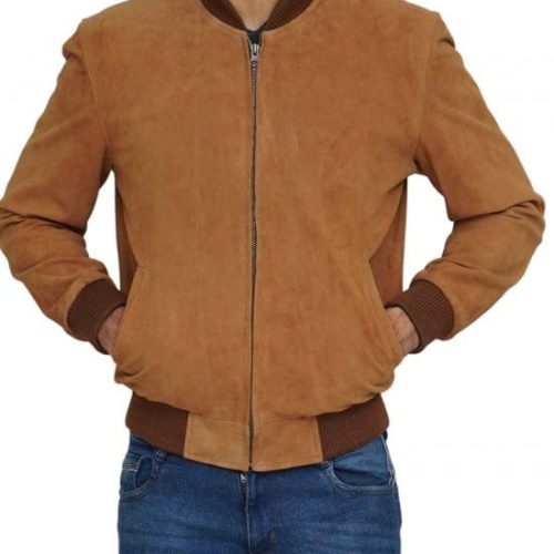 Adamsville Camel Brown Leather jacket 24657 std