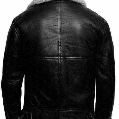 Mens RAF Aviator B3 Flying Bomber Leather Black Jacket William 510x656 1