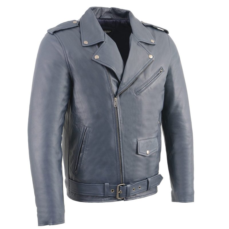 Milwaukee Leather SFM1890 Men s Blue Leather Classic Moto Leather Jacket Small.6b252177e1dae0f4befa3b1aa3e0d914 ddccd0b3 4378 454e 9019 35cc1a7c7dc6