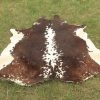 Tricolor Cowhide Leather Area Rug - MARA Leather